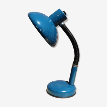 Lampe de bureau veb narva bleu  70's