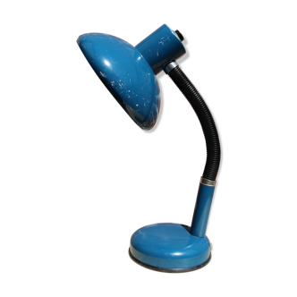 70's blue NARVA VEB desk lamp