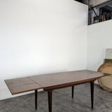 Scandinavian dining table in teak