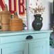 Buffet parisien vert mint