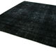 Tapis oriental tissé à la main 286 cm x 351 cm en laine noire