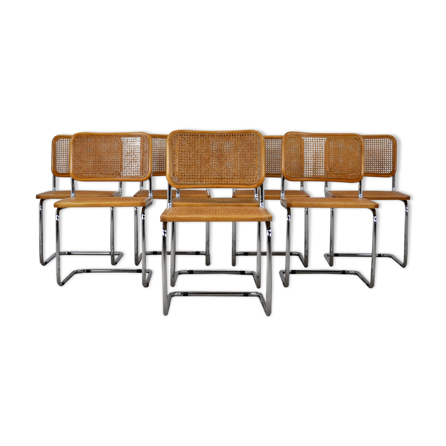 Dinning Chairs B32 By Marcel Breuer set 8