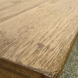 Solid oak farmhouse table 220cm x 75cm