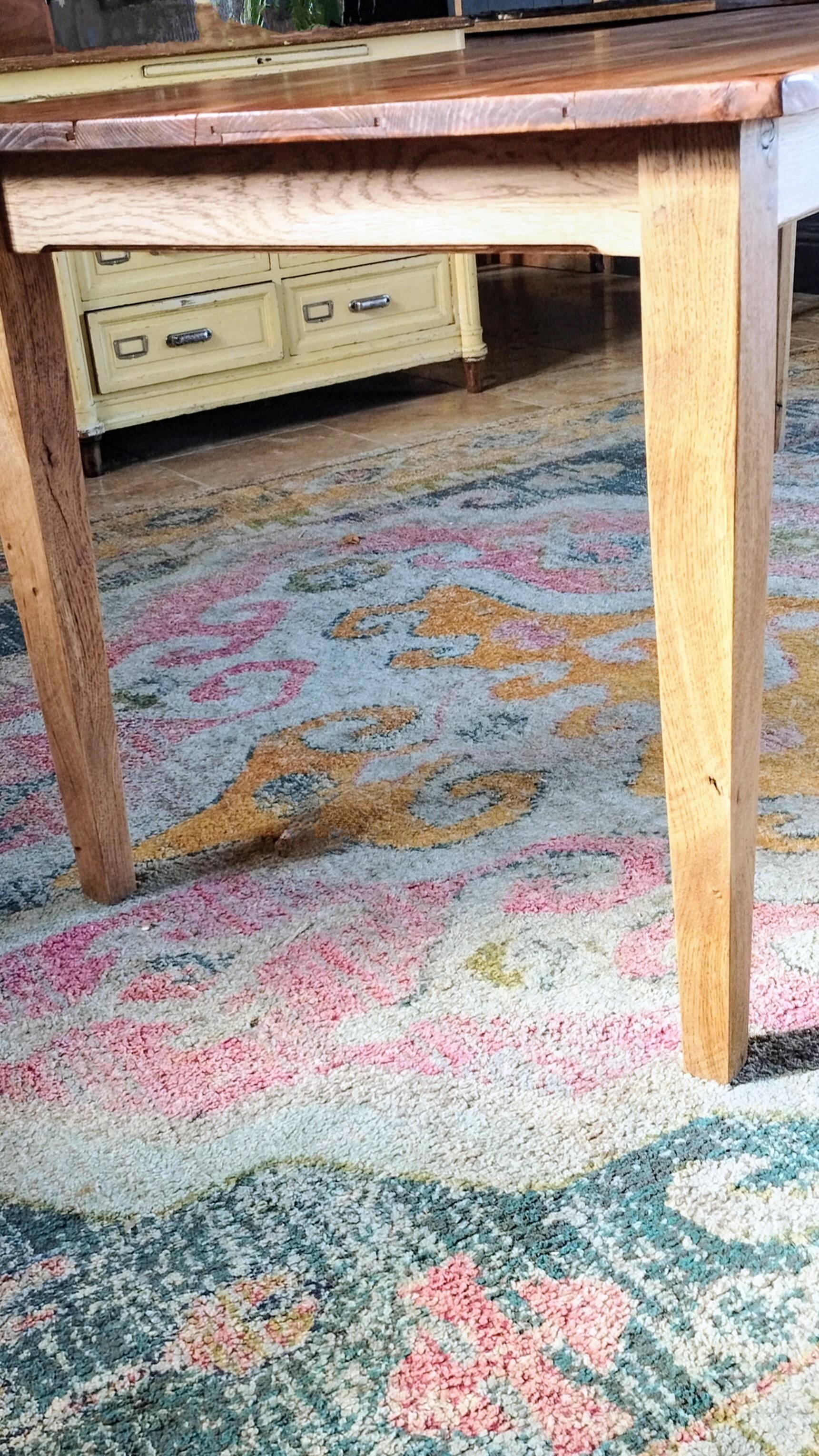 Danish Farmhouse Table with Patina