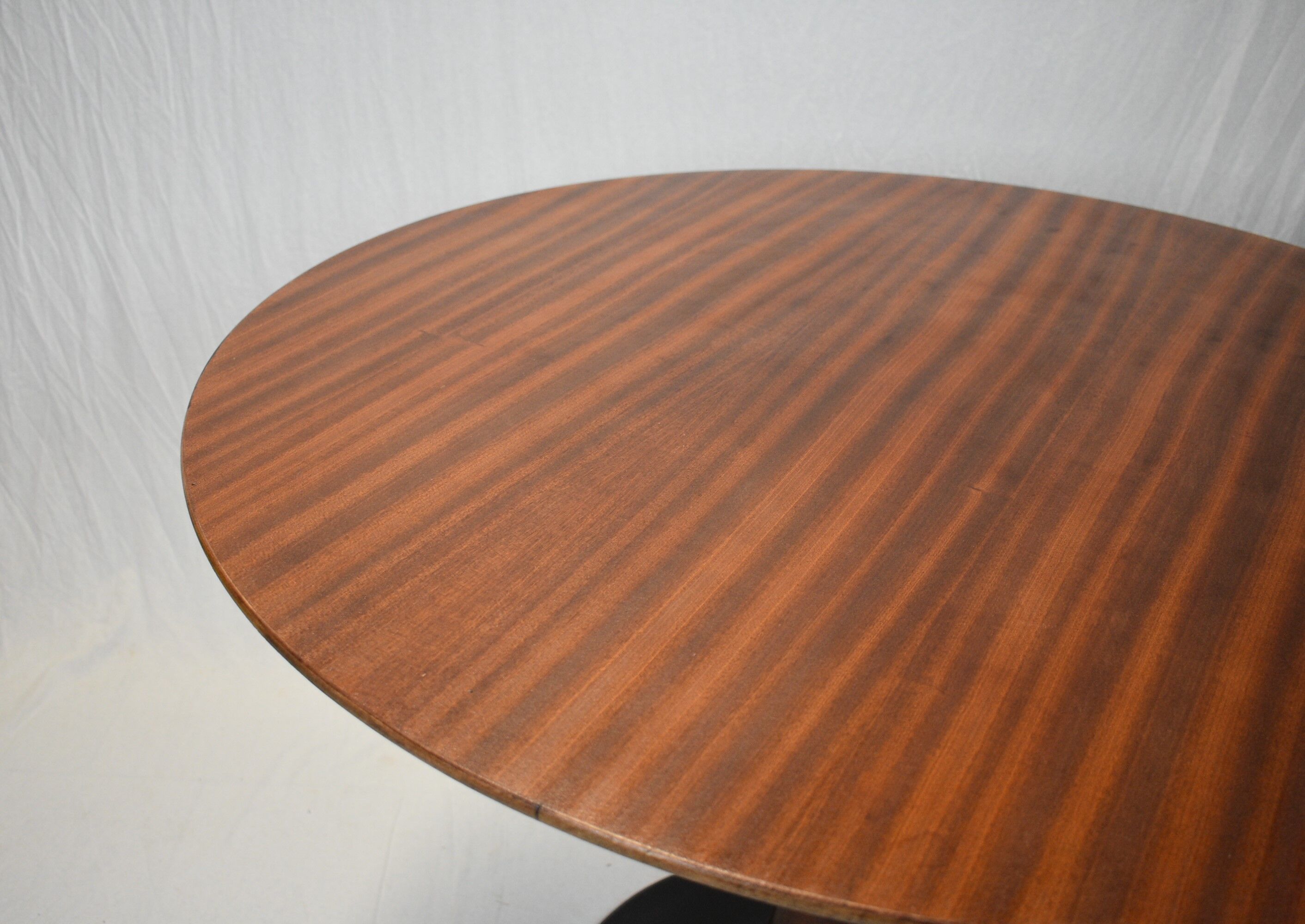 Designed Mahogany Round Dining Table, 1969