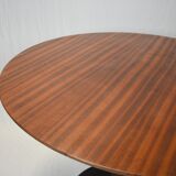 Designed Mahogany Round Dining Table, 1969