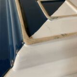 Hand-painted ceramic serving tray or aperitif platter