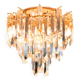 Mid-century modern Italian Venini chandelier in Murano glass Triedri