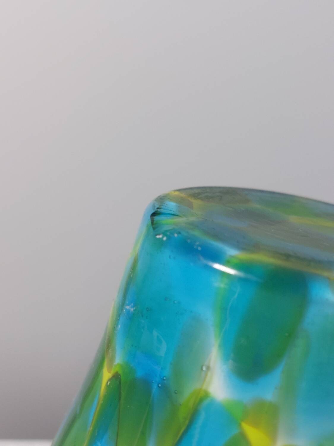 Small vintage Murano glass vase from the 1950s.