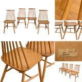 Scandinavian chairs Pinnstol ZPM Radomsko 1950