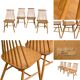 Scandinavian chairs Pinnstol ZPM Radomsko 1950