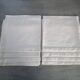 8 serviettes de table anciennes brodées