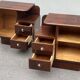 Pair of Art Deco Mahogany bedside tables