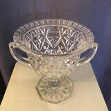 Glass triumph cup with handles 70s vintage