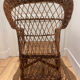 Vintage rattan armchair