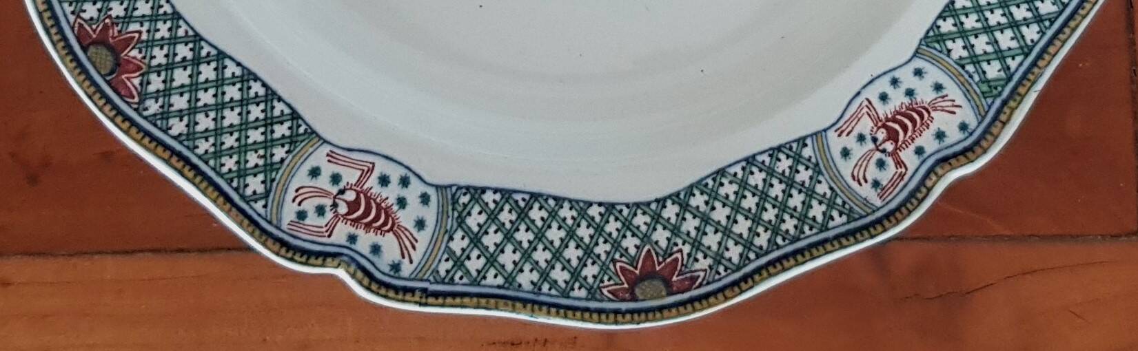 Wedgwood "rouen chinois" porcelain plate