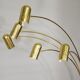 Brass floor chandelier, 70s