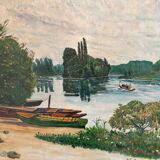 Boats in the Bois de Vincennes