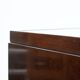 art deco style Drawer or nightstands in walnut veneer and copper by Baker