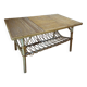 Rattan coffee table, 1960s-70s
