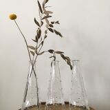 Vase en verre vintage