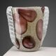 Vintage Murano glass vase, style E. Barovier, Italy, 20th Century