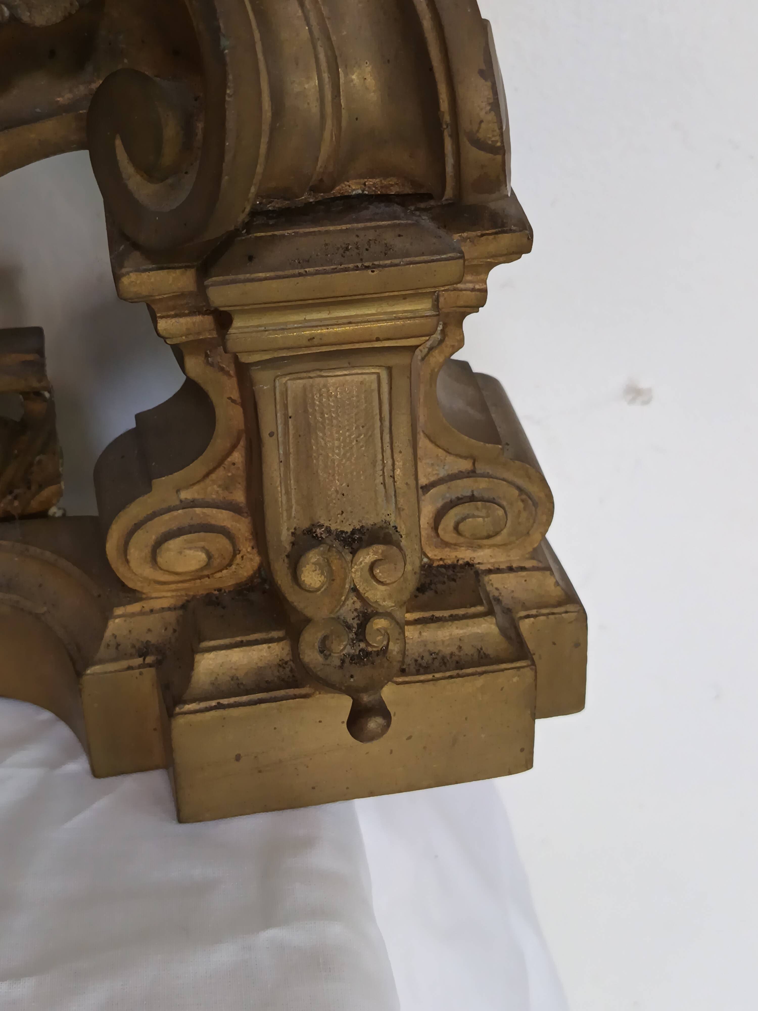 bronze fireplace bar