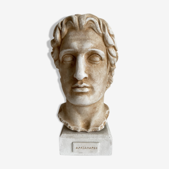 Plaster bust Alexander the Great