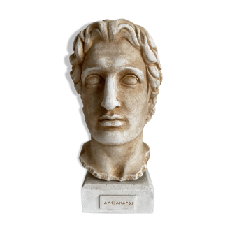 Plaster bust Alexander the Great