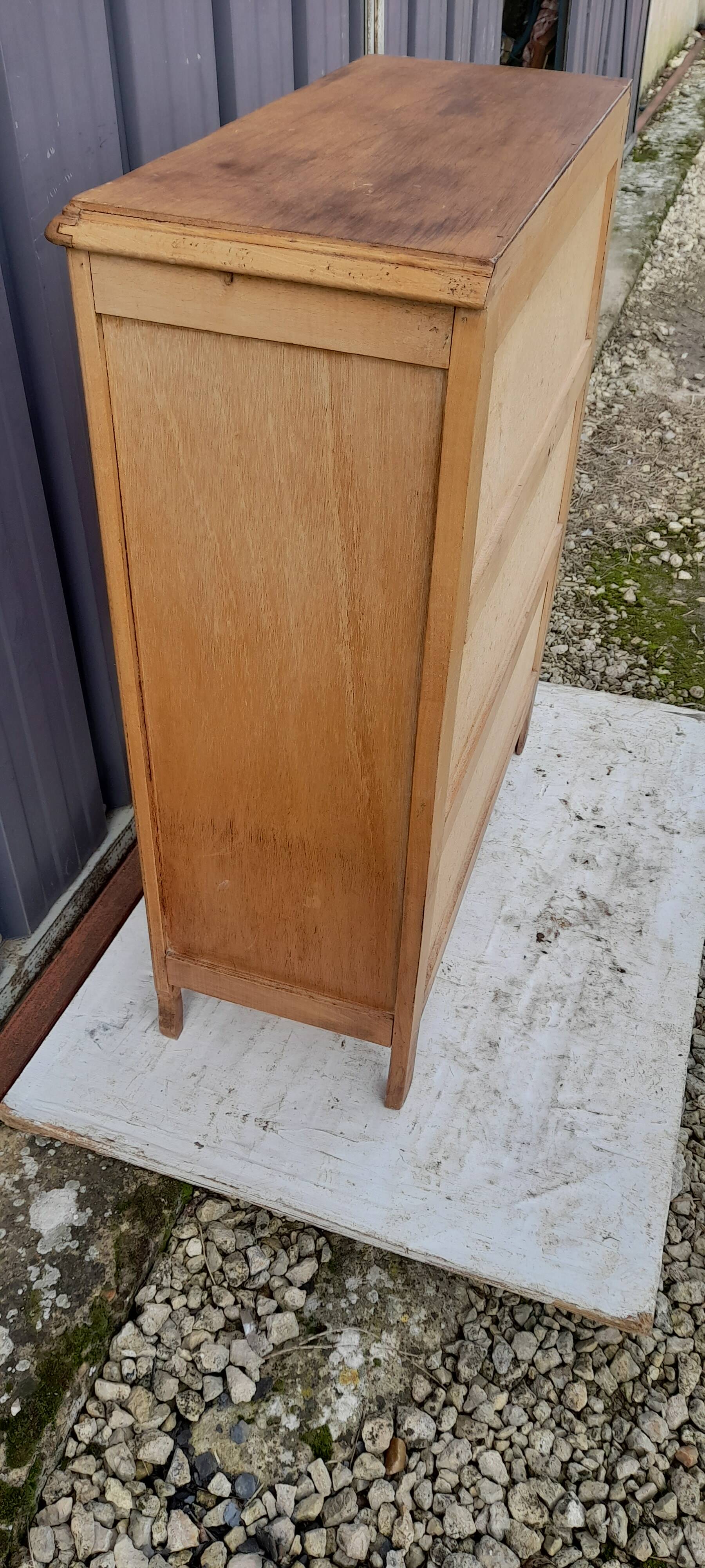 Bibus 3-level wooden bookcase H 93 cm