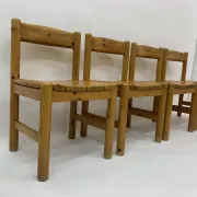 Set of 4 Rainer Daumiller dining chairs, 1970s