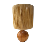 Lampe vous et raphia vintage