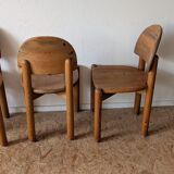Set of 4 chairs by Rainer Daumiller from the 70s/80s.
