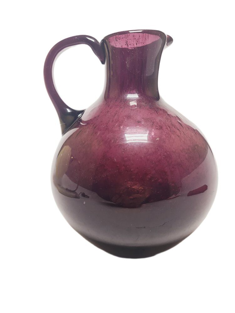 Vintage Polish jug by Zbigniew Horbowy for Sudety Glassworks, 1970s