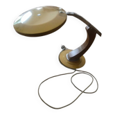 Lampe de bureau design fase modèle boomerang . années 50/60 . bois et métal