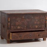 Antique storage trunk dated 1861 #23