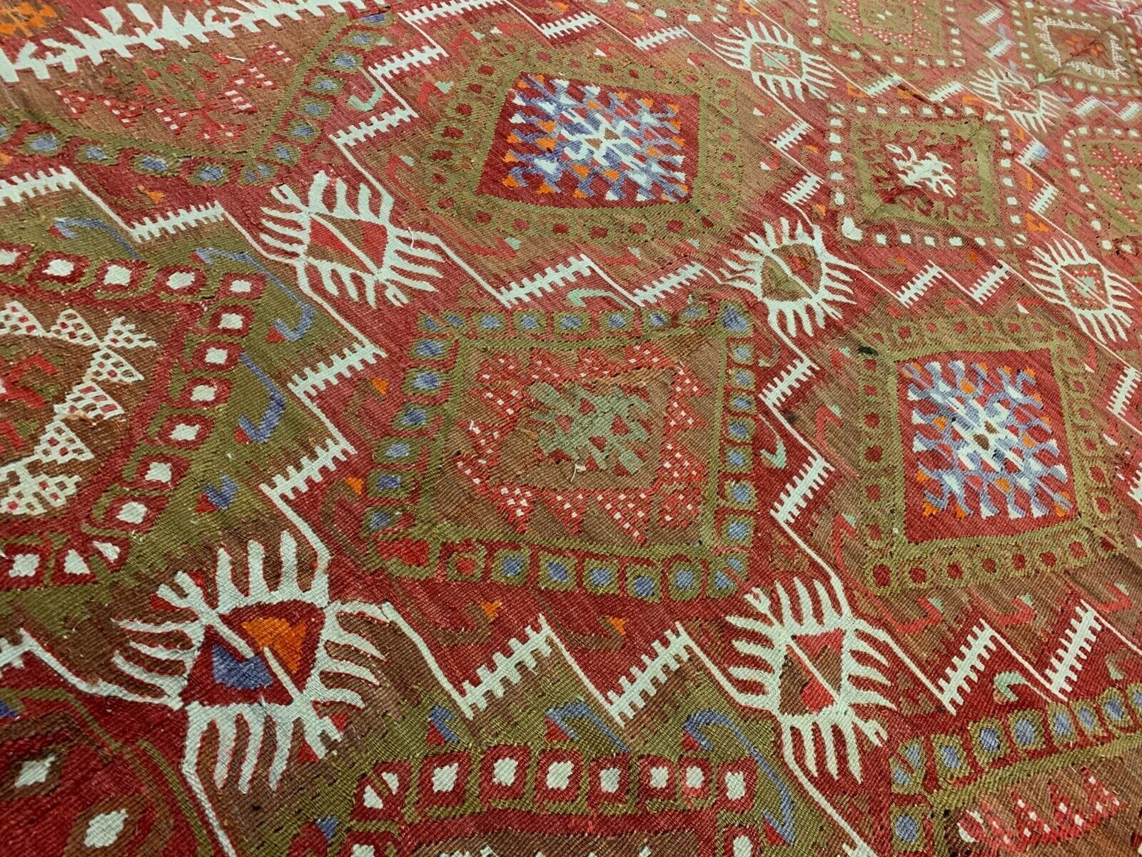 Turkish kilim 348x144 cm wool