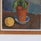 Swedish Oil on Panel – “Blue Flower and Citrus” attributed to Olax