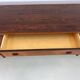 Danish rosewood vintage sideboard with sliding teak doors from the 1960s