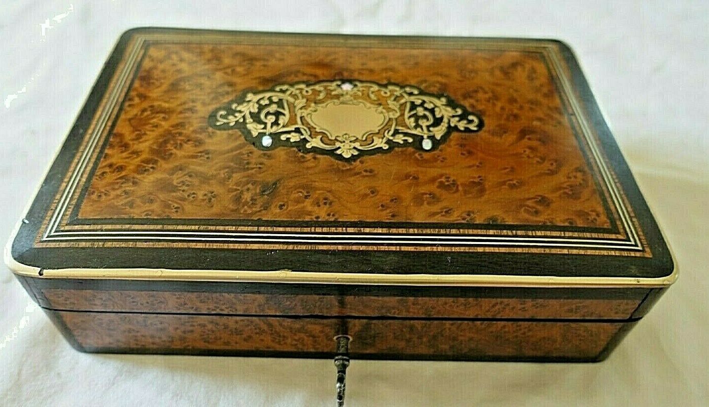 Game box xix napoleon III boulle marquetry