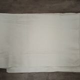 Old embroidered monogrammed sheet EC métis sheet 285 x 200 cm