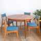 4-Pack geometric fabric chairs