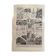 Lithographie gravure sur la construction de la maison de 1922