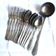 Art Nouveau cutlery with ladle, forks, spoons and ladle