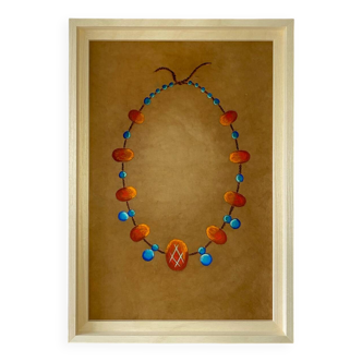 Contemporary painting "Berber Necklace 4", 2024