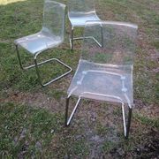 Set of 3 Tobias chairs by Carl Ojerstam for IKEA, 90s