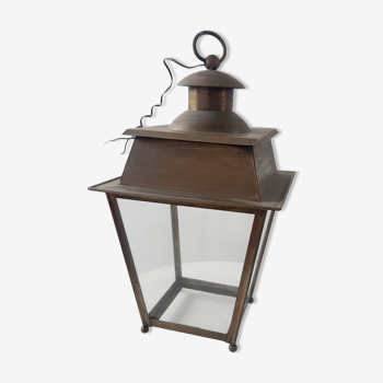 Brass lantern suspension