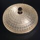 Old ceiling lamp gilded metal and crystal Lucien Gau