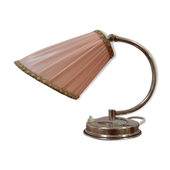 Lampe de table art deco design chrome  années 1930
