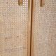 Enfilade bambou et cannage